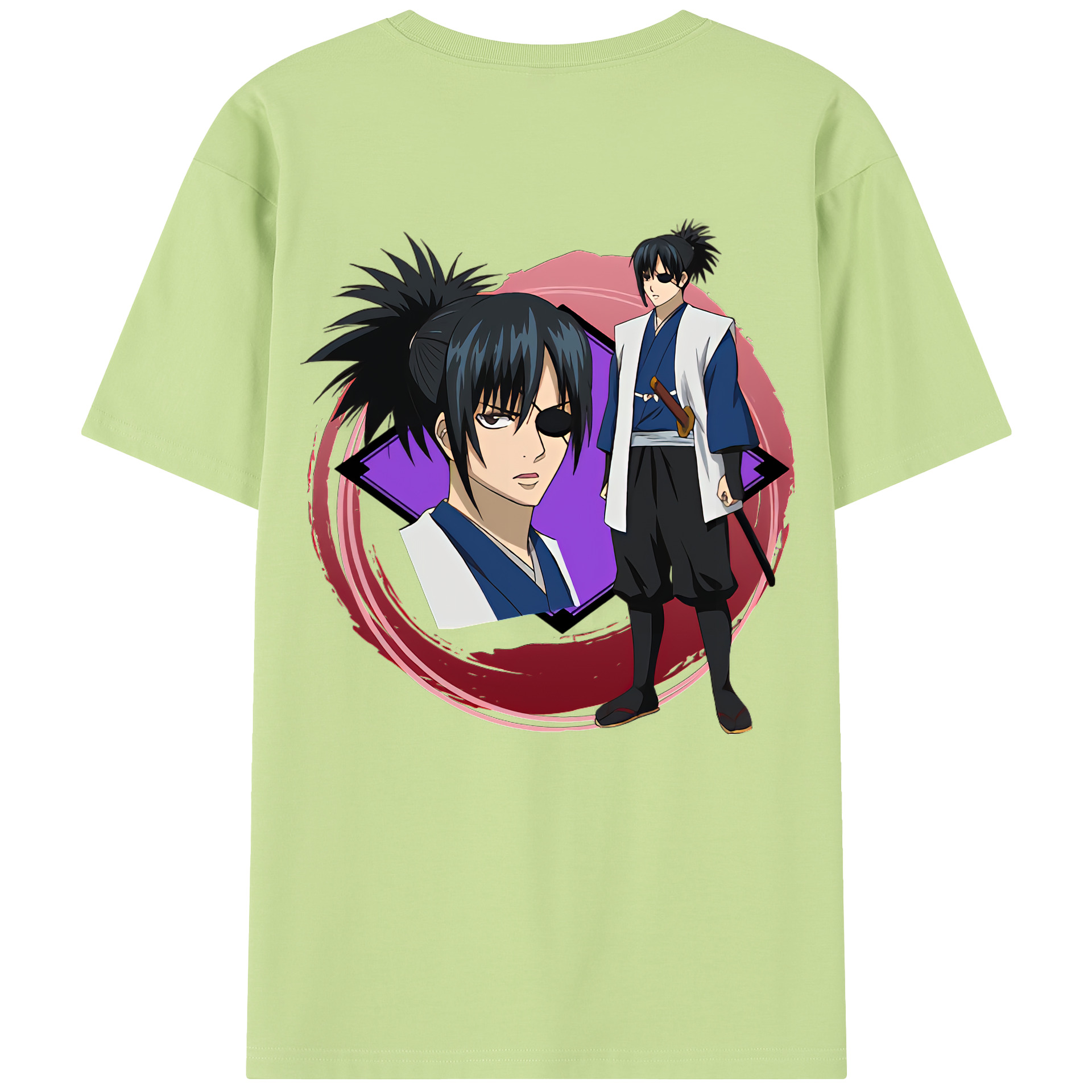 （画像用） ぎんたま 坂田銀時（さかたぎんとき） 神楽 志村新八（しむら しんぱち） GINTAMA Sakata Gintoki Kagura Shimura Shinpachi 綿100％半袖Tシャツ（背面プリント）
